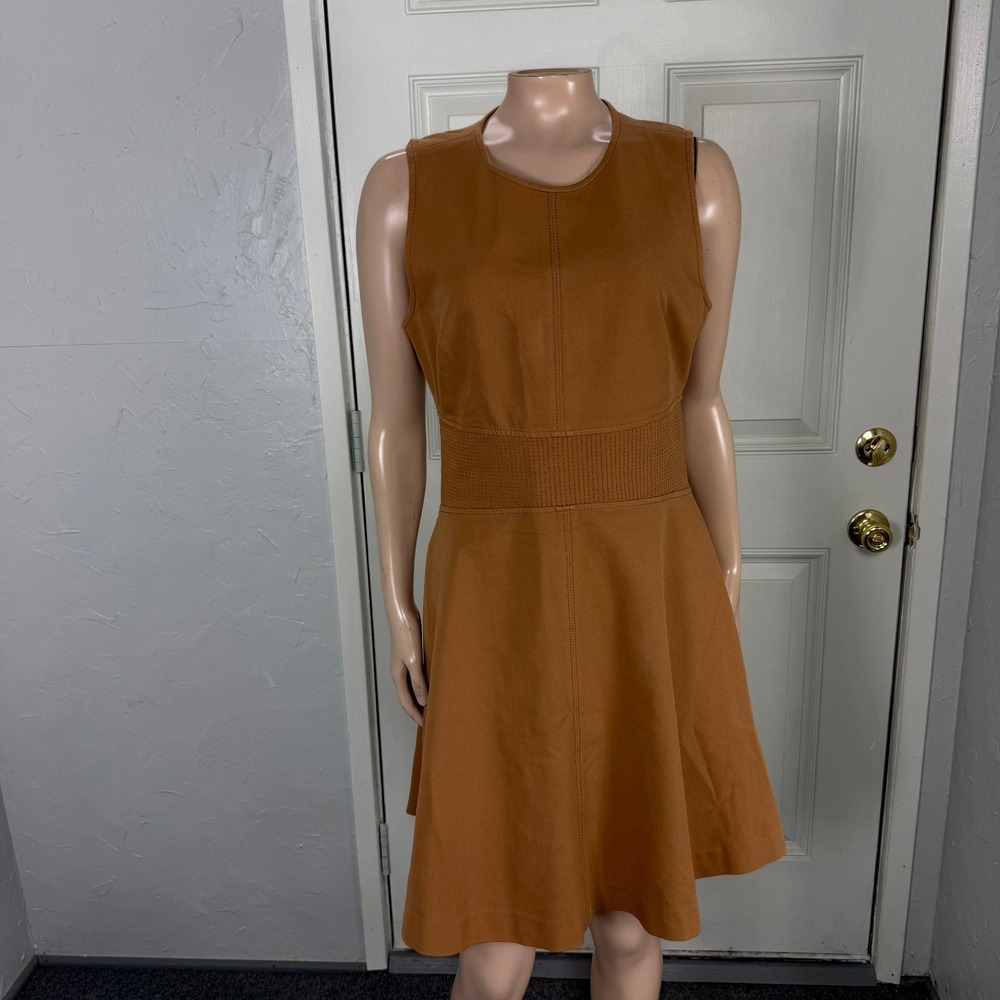 Derek Lam 10 Crosby Women's Sleeveless Dress 6 Corset Waist Cotton Blend X3-21